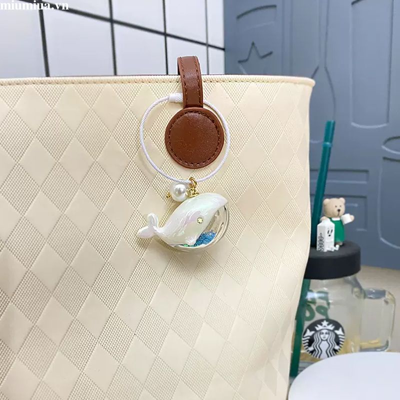 Miumiua🔮Móc Khóa Hình Cá Voi Dễ Thương