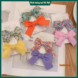 Set 2 Kẹp Tóc Nơ Phong Cách Hàn Quốc Mới 2023
