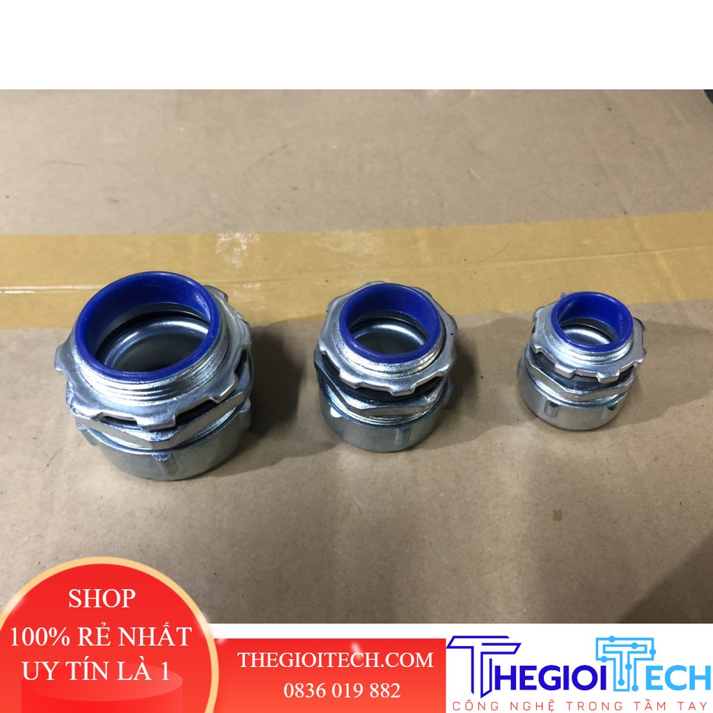 Đầu nối ruột gà kẽm với hộp điện - 1 1/4