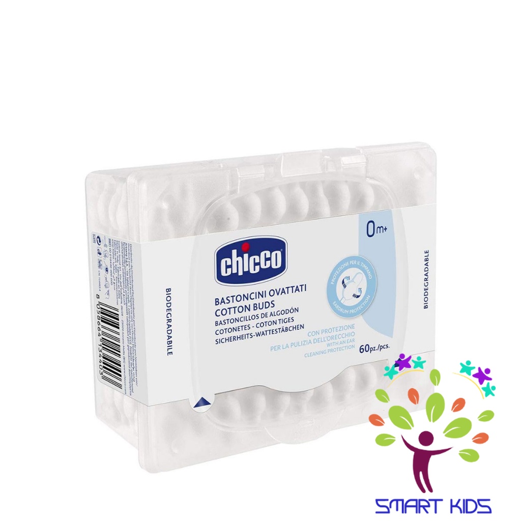 Tăm bông hồ lô cho trẻ sơ sinh Chicco 0M+
