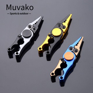 Muvako Kìm Gỡ Lưỡi Câu Cá Bằng Hợp Kim Nhôm Màu Vàng / Đen / Xanh Dương Đa Năng