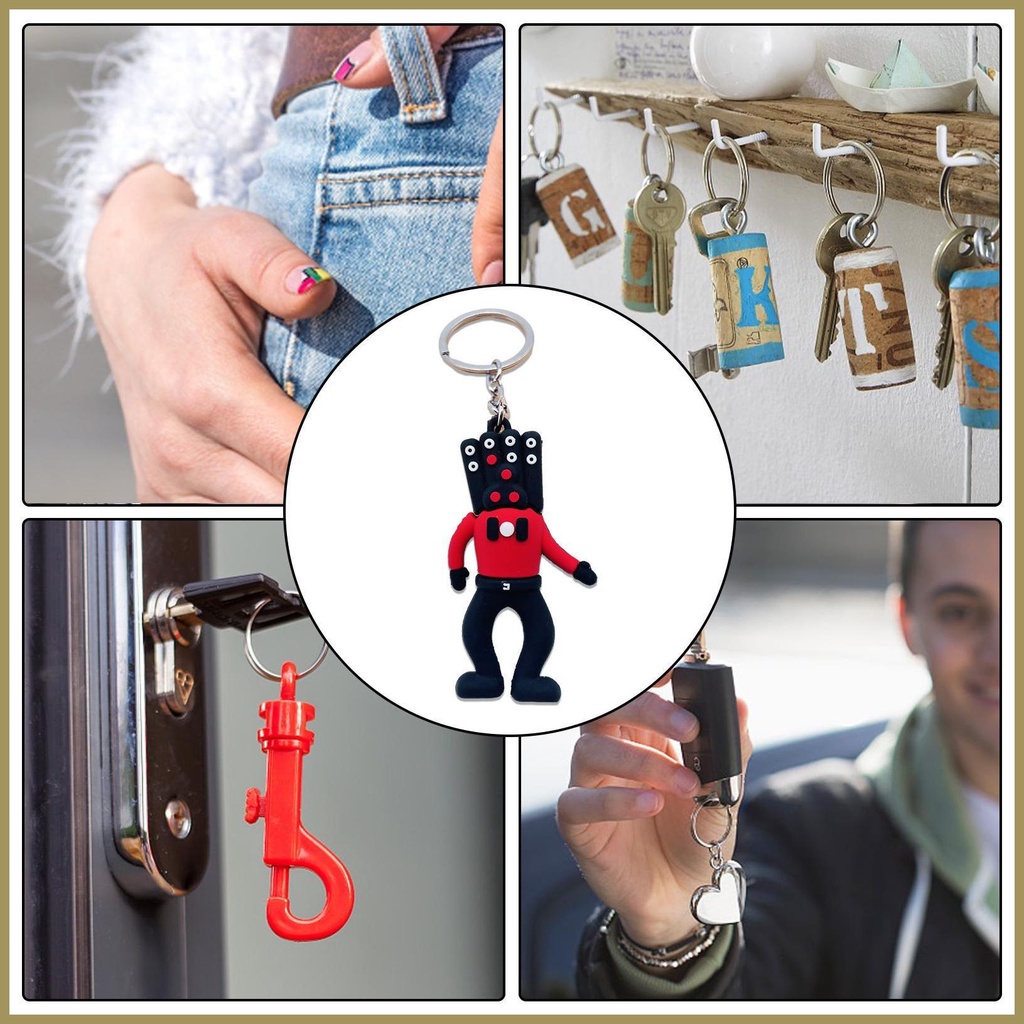 Móc Khóa Hình Búp Bê Hoạt Hình paca3vn Dễ Thương