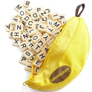 Trò chơi xếp chữ Bananagrams boardgame chơi chữ từ vưng vui nhộn dành cho gia đình và bạn bè