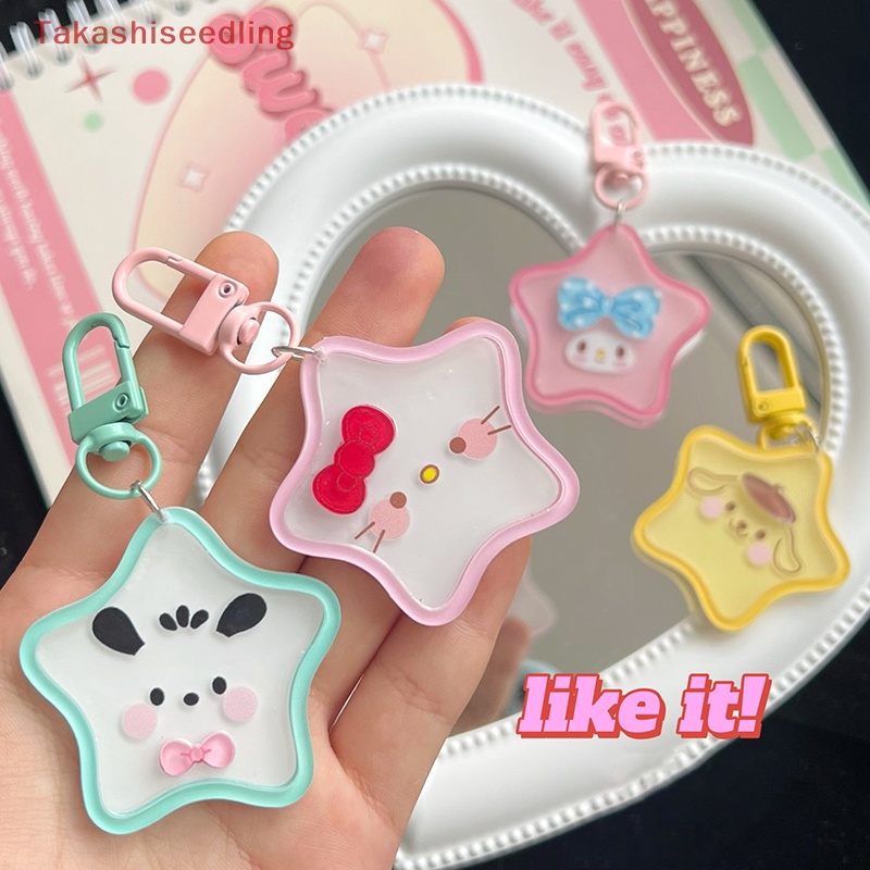 Móc Khóa acrylic Hình Ngôi Sao sanrio Ngọt Ngào Dễ Thương Làm Quà Tặng Cho Bạn Gái