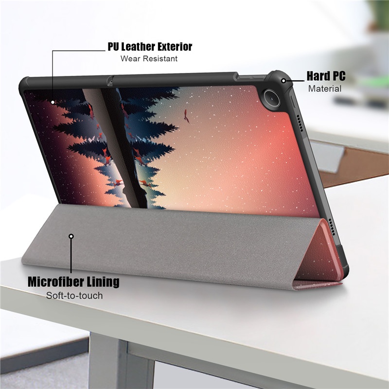 Bao Da Máy Tính Bảng Nắp Lật Nam Châm Cho lenovo tab m10 plus 3rd gen 10.61 inch tb128fu tb125fu 2022 Ốp