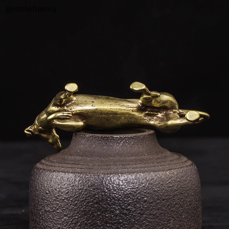 Mô Hình Chú Chó loyal Bằng Đồng Thau Phong Cách vintage