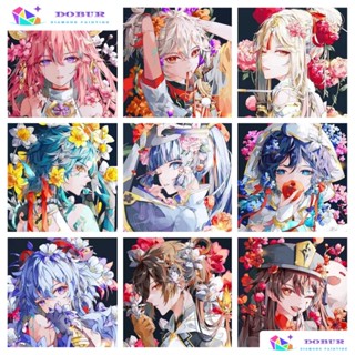 DOBUR | Bộ Tranh Đính Đá 5D Họa Tiết Hoạt Hình Anime Độc Đáo DIY Dùng Trang Trí Nhà Cửa