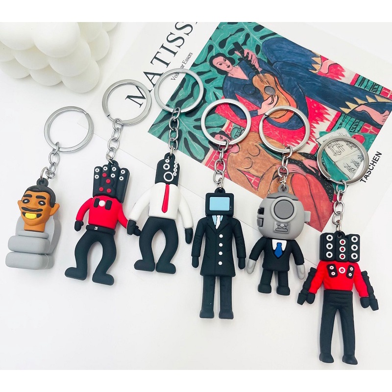 Skibidi Móc Khóa Hình Người Dơi Tây Ban Nha Độc Đáo