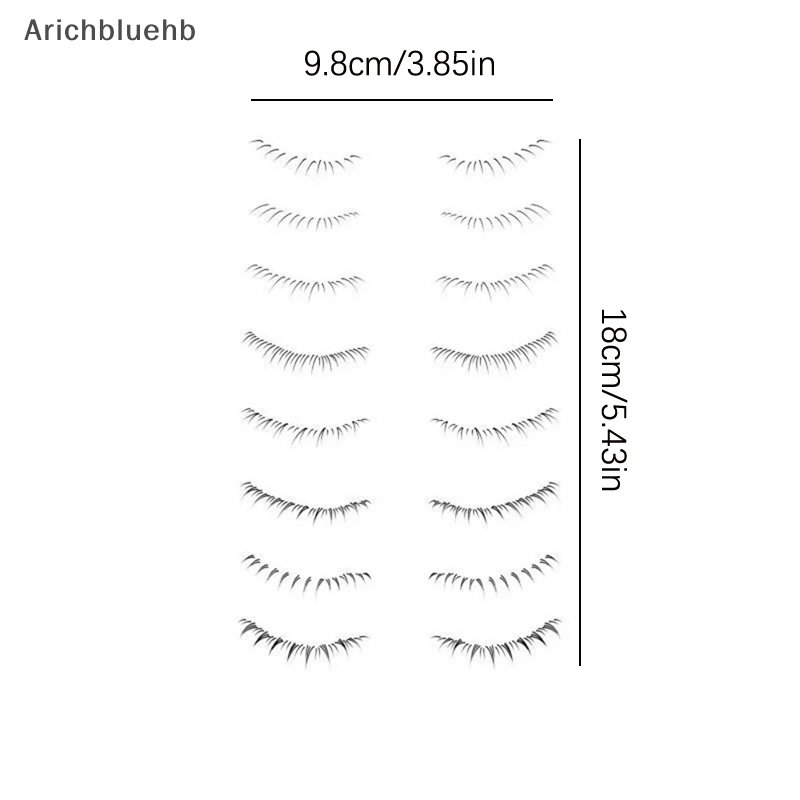 Hình Xăm Dán Lông Mi 3d Dài Dưới Chống Nước Và Mồ Hôi Kích Thích Giả Đôi Mắt To Hơn