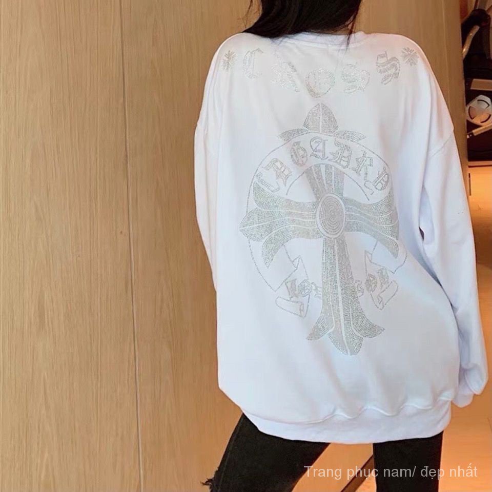 Áo Hoodie Dài Tay Phong Cách Âu Mỹ Mới Cho Cặp Đôi