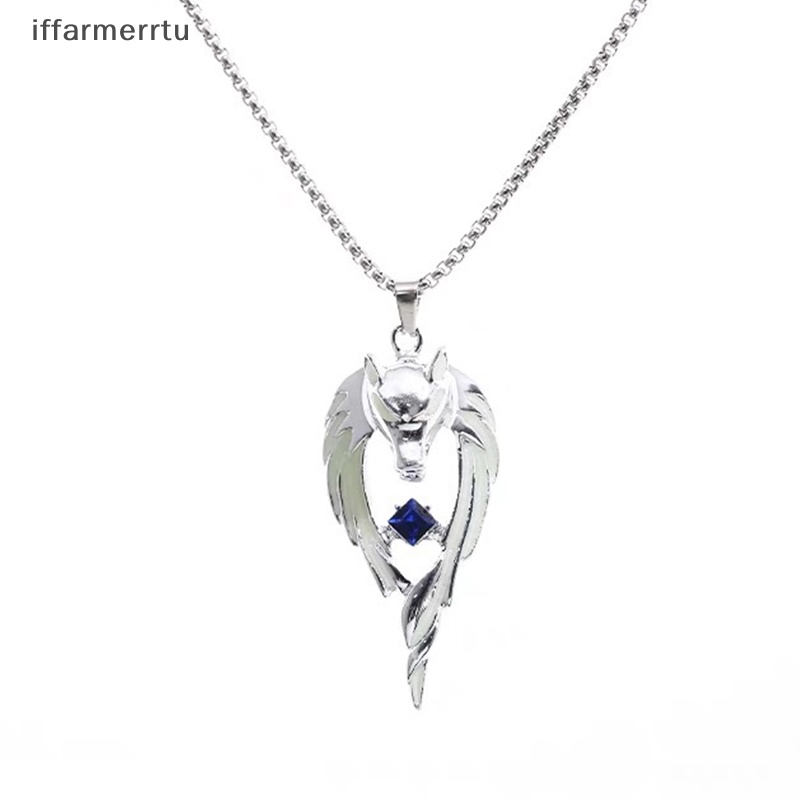 Vòng cổ Mặt Hình Sói Phát Sáng Thời Trang Cho Nam