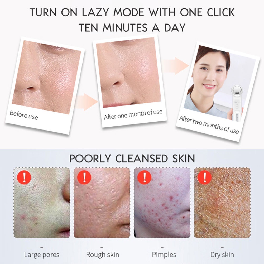 Máy Mát Xa Làm Sạch Sâu Giúp Da Săn Chắc Chuyên Nghiệp Dành Cho Nữ
