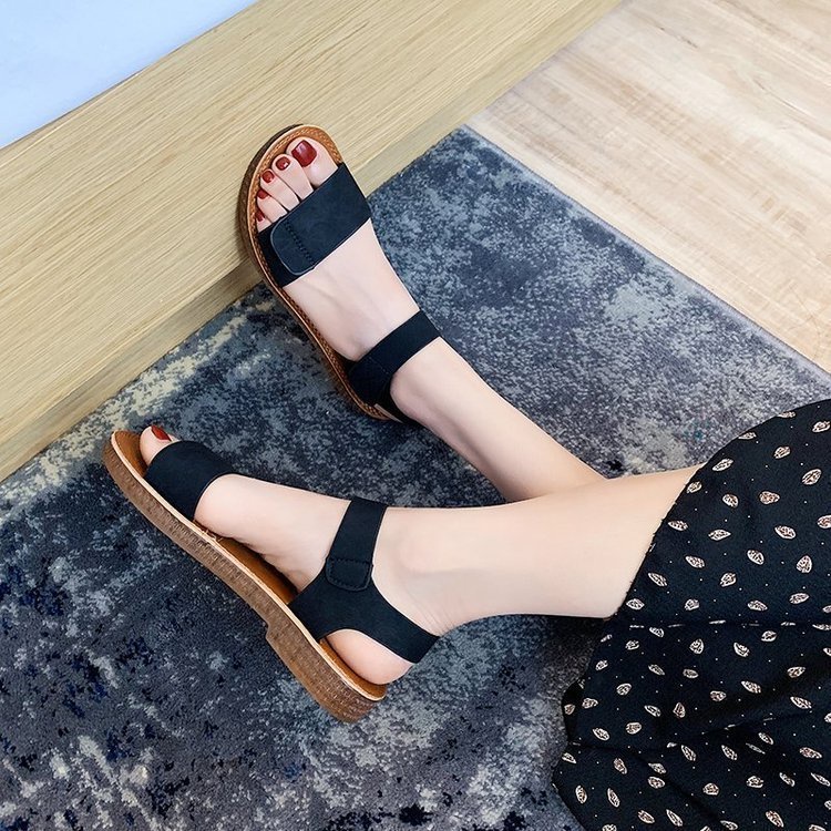 Giày Sandal Đế Mềm Phong Cách roman Thời Trang Đi Biển Cho Nữ