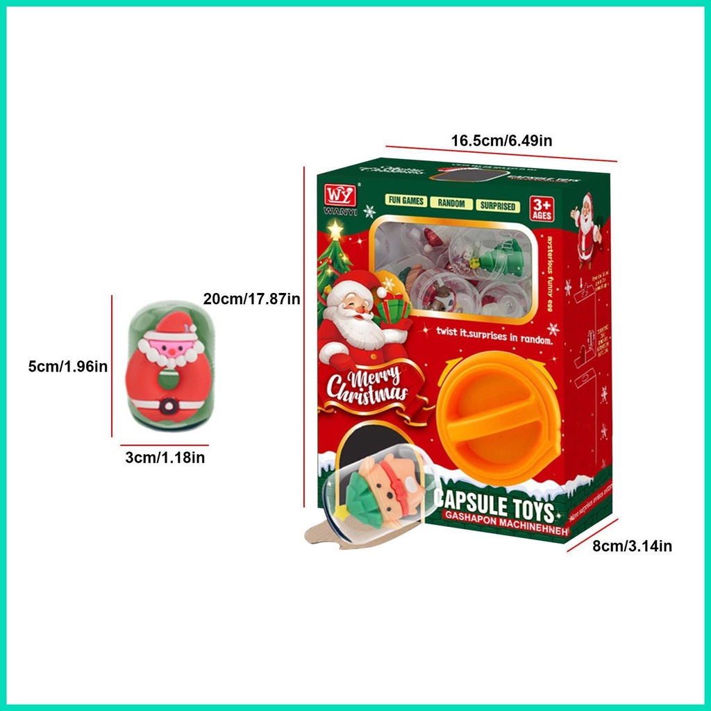 Dễ Thương Máy Rút Trứng 6 Quả Trứng Đồ Chơi Giáng Sinh