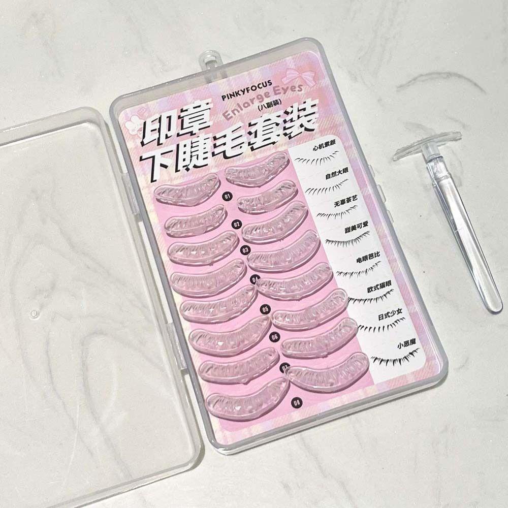 Set 8 Cặp Con Dấu In Mi Dưới / Dưới Tự Nhiên