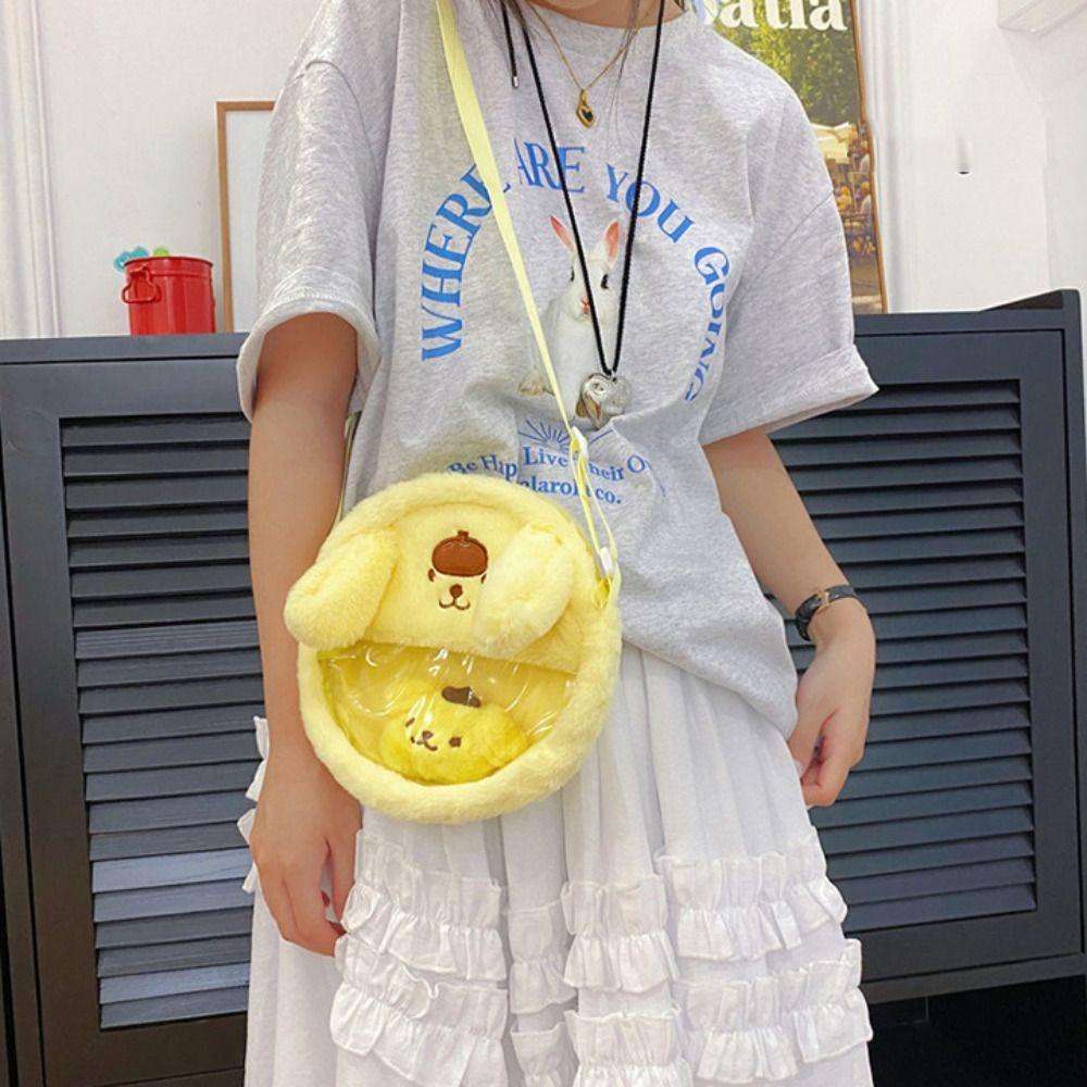 Túi Đeo Vai Chéo Đựng Tiền Xu kuromi Bằng pvc Trong Suốt Họa Tiết Hoạt Hình my melody dalton kuromi Dễ Thương Có Thể Nhìn Thấy Cho Trẻ Em