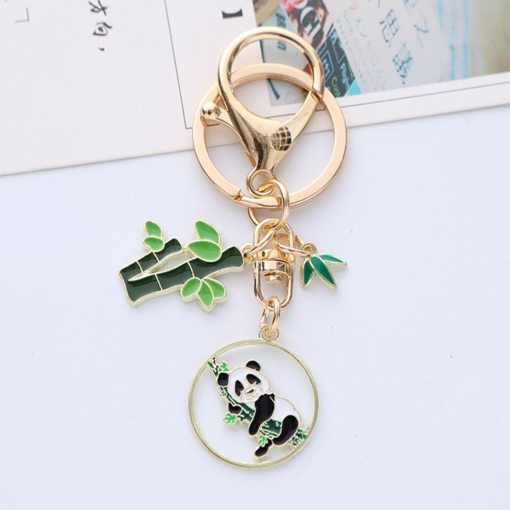 Shanhai Móc Khóa Gấu Trúc Hoạt Hình Phong Cách Trung Hoa Cổ Điển