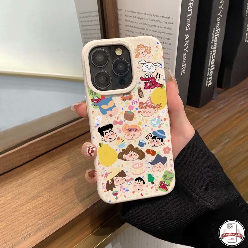 Ốp Điện Thoại Dẻo Họa Tiết Cậu Bé Bút Chì Cho iphone 15 11 14 12 13 pro max 7plus xr 6 6s 7 8 15 plus 8plus x xs max