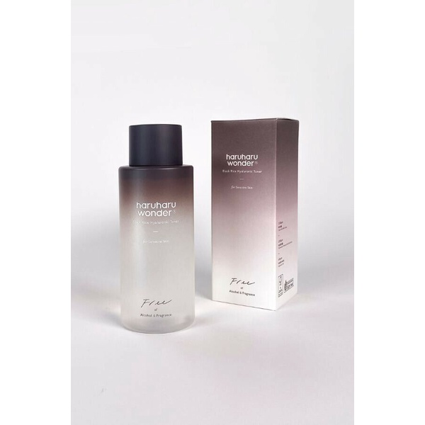 Nước cân bằng gạo đen HaruHaru Black Rice Hyaluronic Toner_for sensitive skin 150ml
