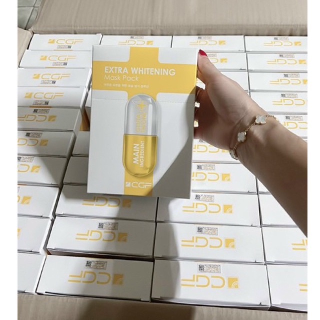Mặt Nạ Căng Bóng Trắng Da CGF Hàn Quốc
