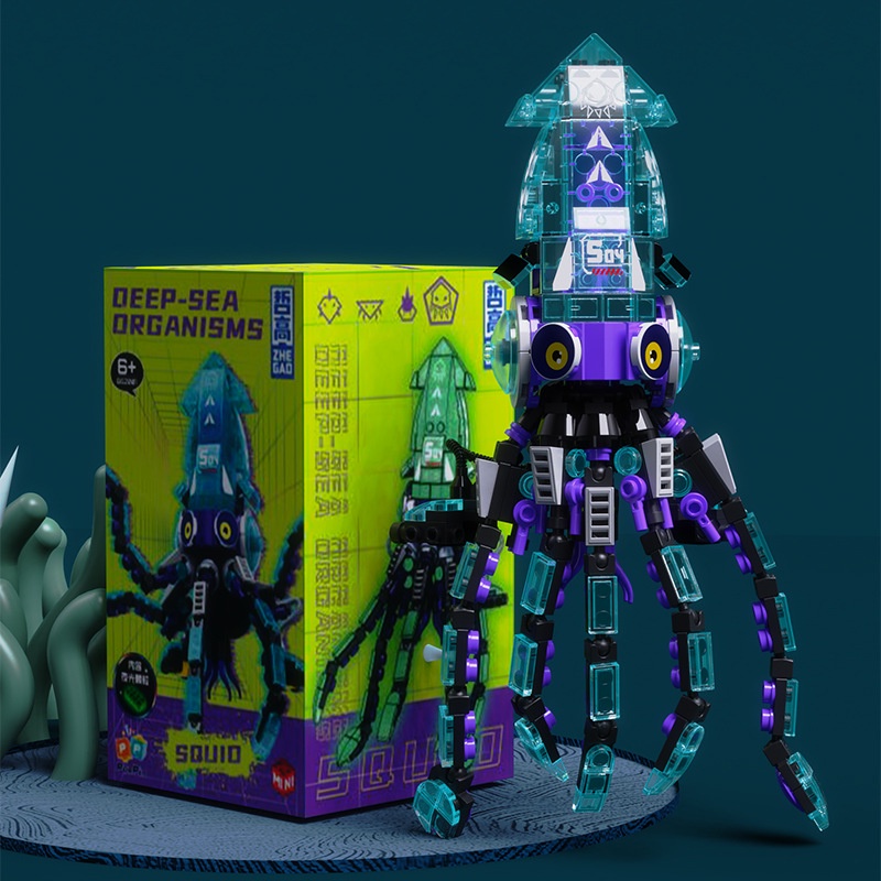 Mô Hình Đồ Chơi lego Cá Mập / Cua / Cá Mập Có Thể Tương Thích Với Giáo Dục Cho Bé