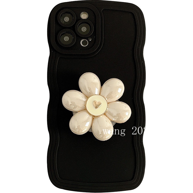Ốp Điện Thoại Mềm Có Giá Đỡ Hình Cánh Hoa Trắng Cho xiaomi 13t xiaomi 13t pro 5g xiaomi 13t pro 5g