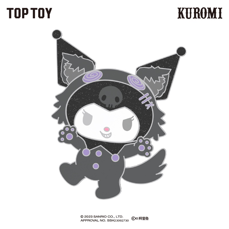 Sanrio kuromi Waswolf kill series Huy Hiệu Siêu Dễ Thương Sáng Tạo Làm Quà Tặng Cho Bé Trai Và Bé Gái