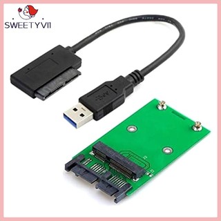 Thẻ chuyển đổi 6gbps usb 2 0 sang msata ssd sang micro 16pin cho ổ cứng 1 8