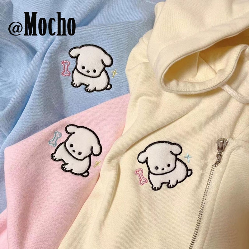 Mocho Áo Khoác hoodie áo khoác nữ zip hoodie Phong cách Chất lượng cao comfortable Popular WJK2390PD6 41Z231009