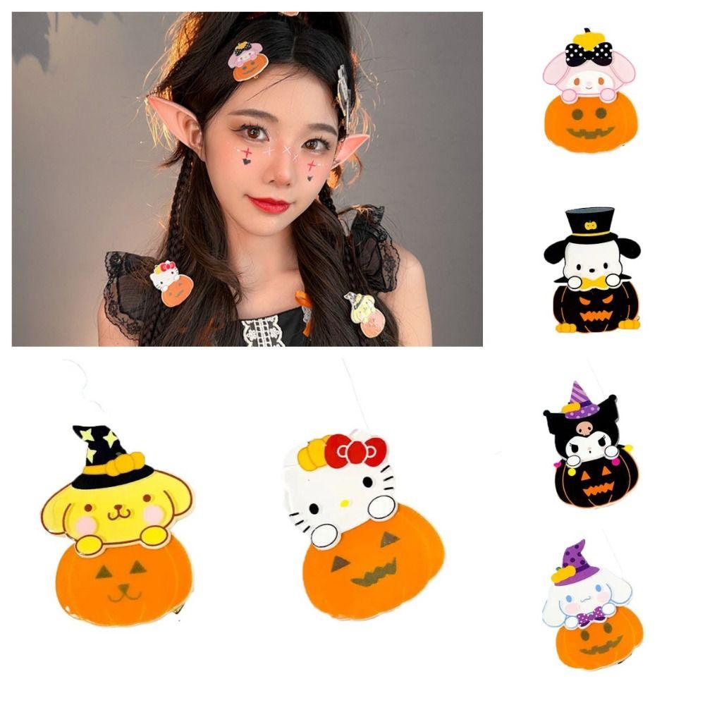 Cabeza Kẹp Tóc Hoạt Hình Phong Cách kuromi my melody Cho Lễ halloween