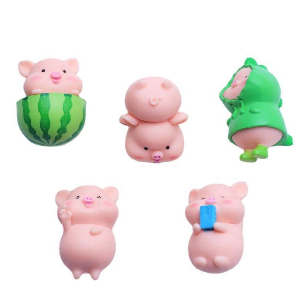 Mmluck pig Đồ trang trí Chú Heo Hoạt Hình Mini Dễ Thương Trang Trí Xe Hơi / Tiểu Cảnh / Nhà Cửa diy