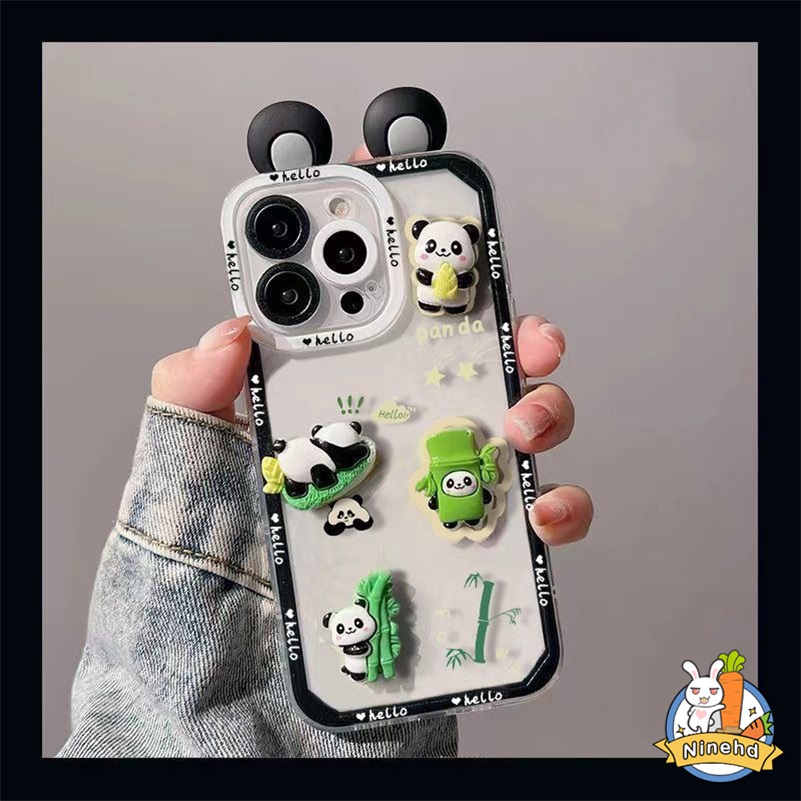 Huawei Ốp Điện Thoại Silicon Hình Gấu Trúc 3d Cho Vivoy9Prime 2019 Nova9 7 7i 7Sepro Nova5T 4e 3i y7a y9s P30Lite Mate40 30Pro Honor8X