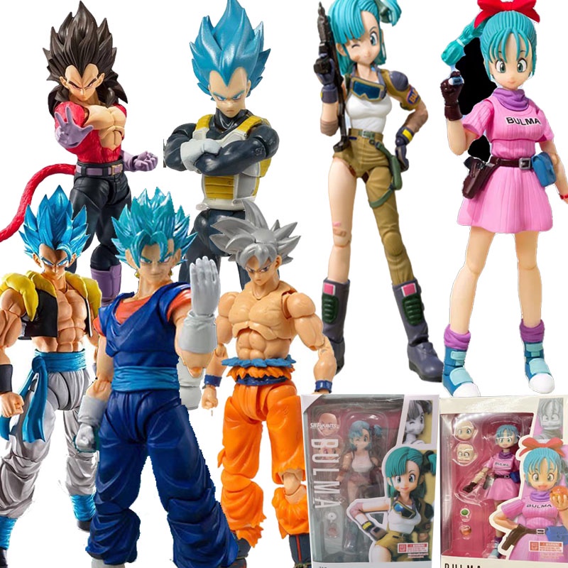 Sh Figma Mô Hình Nhân Vật Songoku gohan gogeta Verillin vegeta iv hercule