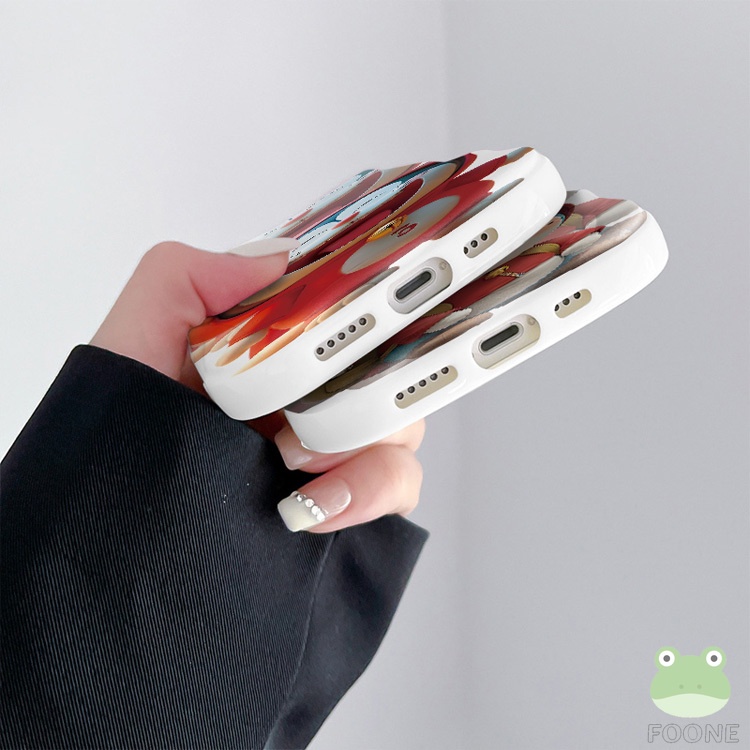 Ốp Lưng HọA TiếT HoạT HìNh Dễ Thương Cho iphone 15 14 13 12 11 pro x xs max 6 6s 7 8 plus