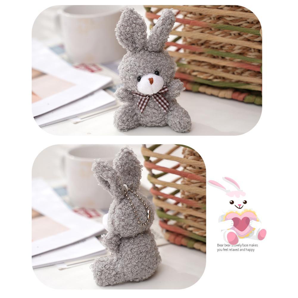 Hoạt Hình Thú Nhồi Bông q9a4 Hình Chú Thỏ Thắt Nơ Đáng Yêu Cho Bé