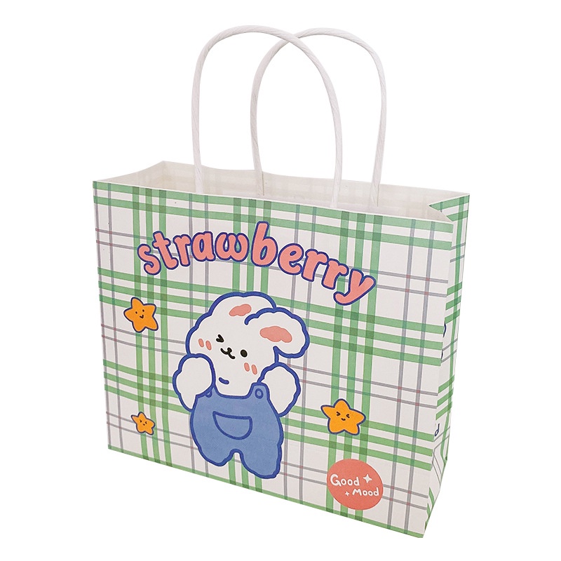 Dễ Thương Túi Giấy Đựng Quà Họa Tiết Hoạt Hình Đáng Yêu Phong Cách Hàn Quốc
