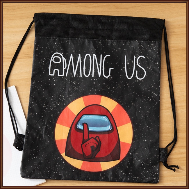 Jaz Ba Lô Dây Rút Bằng Vải Không Dệt In Họa Tiết Dành Cho Trẻ Em