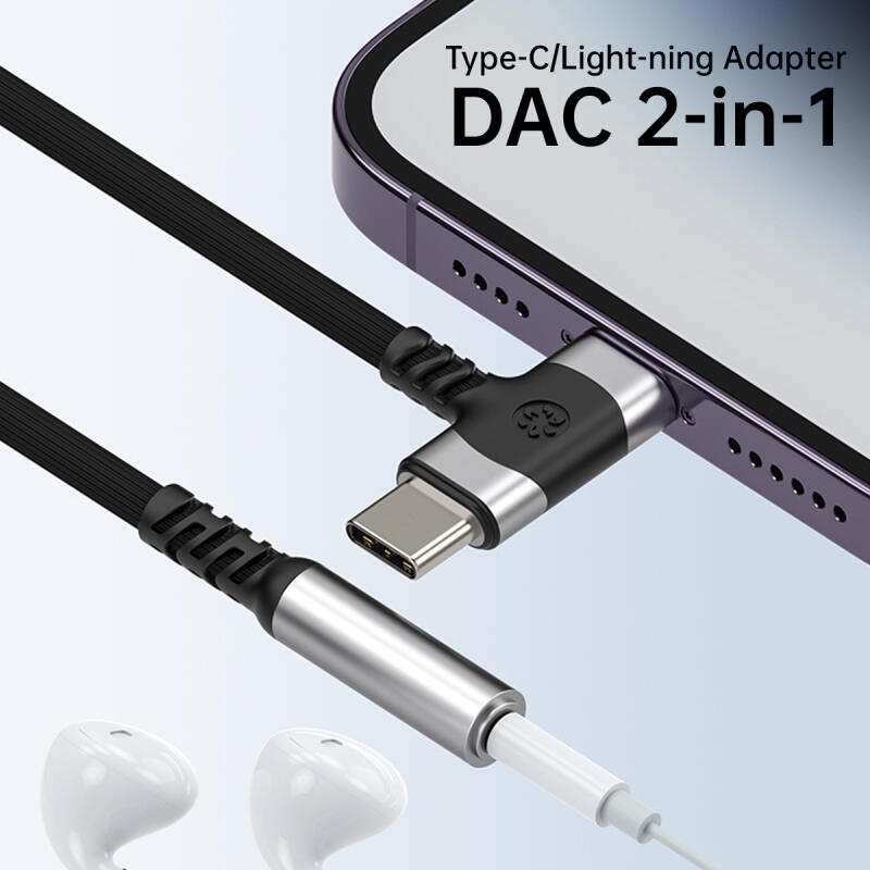 bộ chuyển đổi âm thanh Ankndo Dây Cáp Chuyển Đổi Âm Thanh usb c 2 Trong 1 3.5mm Cho ip 14 13 12 11 samsung huawei