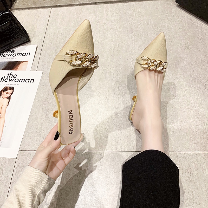 Sandal Cao Gót Thiết Kế Mới Thời Trang Dành Cho Nữ