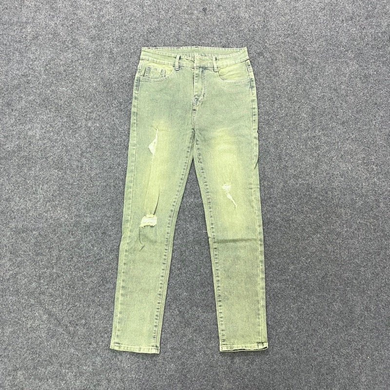 Quần Jean Nam Slim Fit Xanh Lạ 941 Ảnh Thật