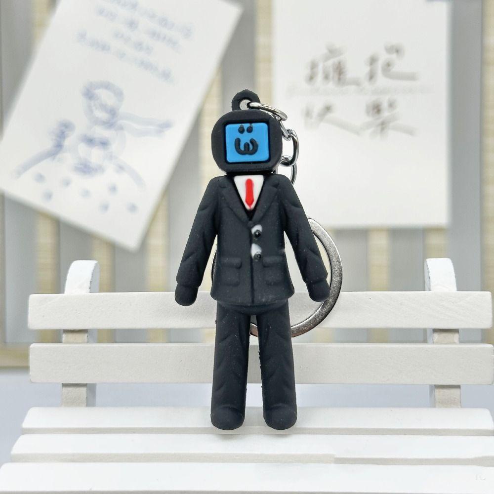 Francesco Móc Khóa toilet Trượt Tuyết / tv man / camara man / skibidi dop Đồ Chơi Mô Hình Nhân Vật Trượt Tuyết / Tivi bop Bằng pvc Có Âm Thanh Quà Tặng