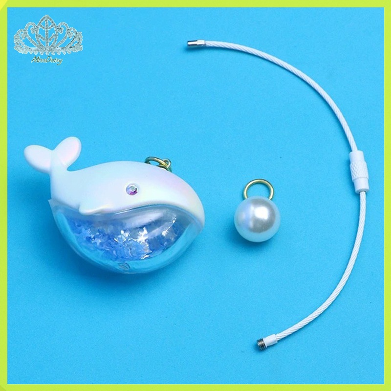 Móc Khóa Hình Cá Voi Hoa Cúc Bằng Nhựa resin Nhỏ Nhiều Màu Sắc Dễ Thương Trang Trí Túi Xách / Điện Thoại / Ví Đi Học vn