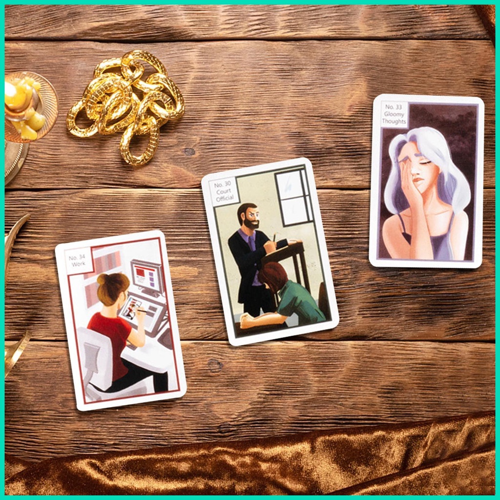 Bộ 36 Thẻ Bài Trò Chơi Orcer city kipper oracle Hiện Đại