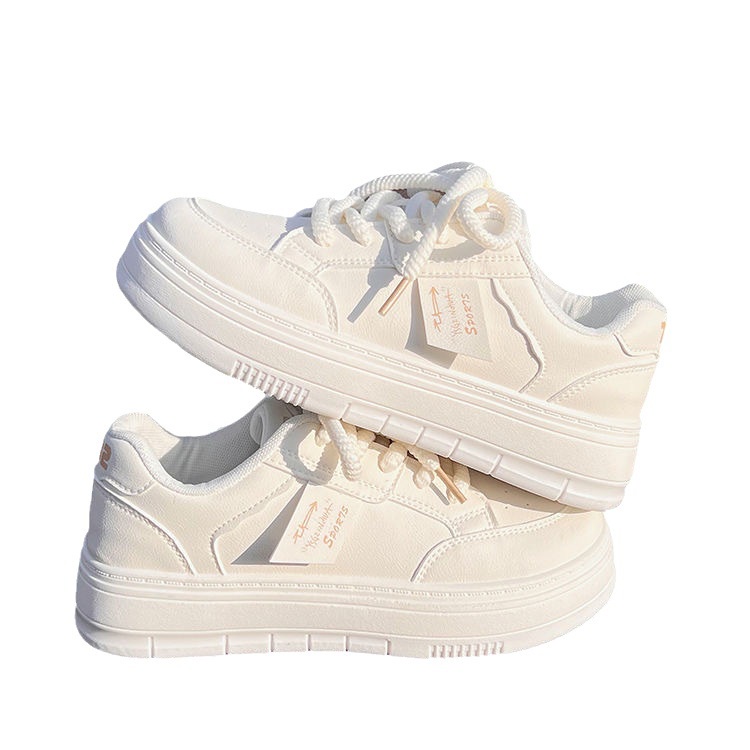 Giày Thể Thao bonnie cathy Màu Trắng Nhẹ Nhàng Thoáng Khí Thời Trang Hàn Quốc Cho Nữ