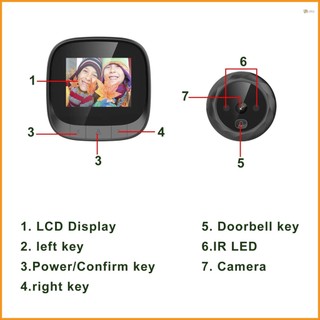 Night Vision Cat Eye Doorbell with Battery - Smart Home Security Solution