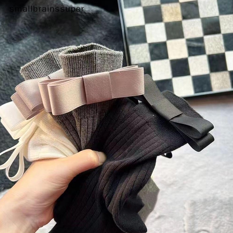 Vớ Cao Đến Đầu Gối Đính Nơ Phong Cách lolita Nhật Bản Dễ Thương Thời Trang Quyến Rũ Cho Nữ sbs