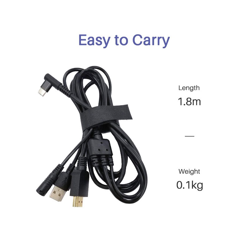 Huion Dây Cáp hdmi cb01 3 Trong 1 Cho Máy Tính Bảng Vẽ Đồ Họa pro 16 pro 13 pro 12