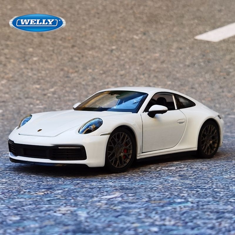 Welly 1:24 porsche 911 carrera 4s coupe hợp kim mô hình ô tô thể thao diecasts xe đồ chơi tặng ô tô