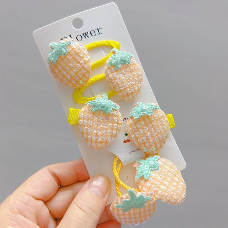 Kẹp Tóc Hình Trái Cây Dễ Thương Cho Mẹ Và Bé