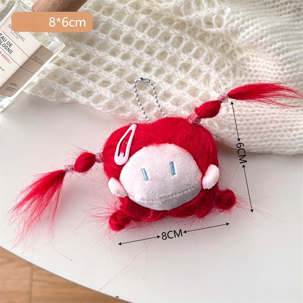 Móc Khóa Hình Thú Nhồi Bông Hoạt Hình Sáng Tạo